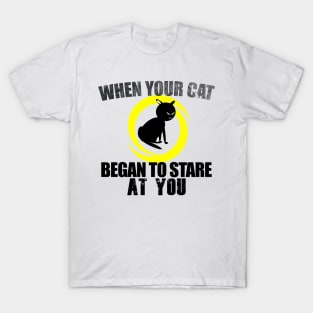 cat stare T-Shirt